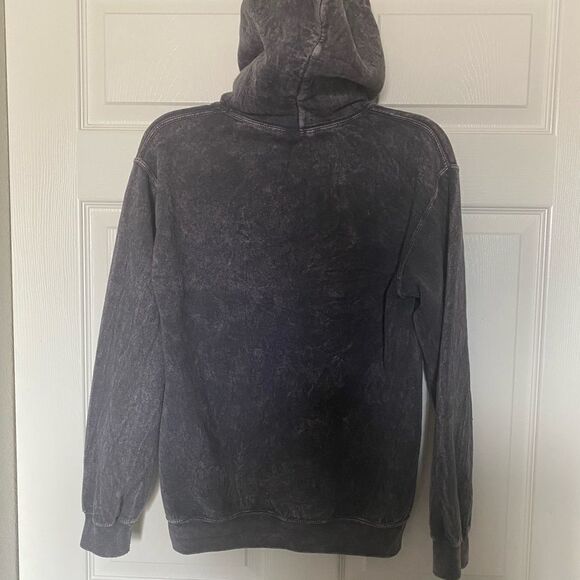 COCA COLA Men’s Distressed Charcoal Hoodie Size S - Picture 3 of 7